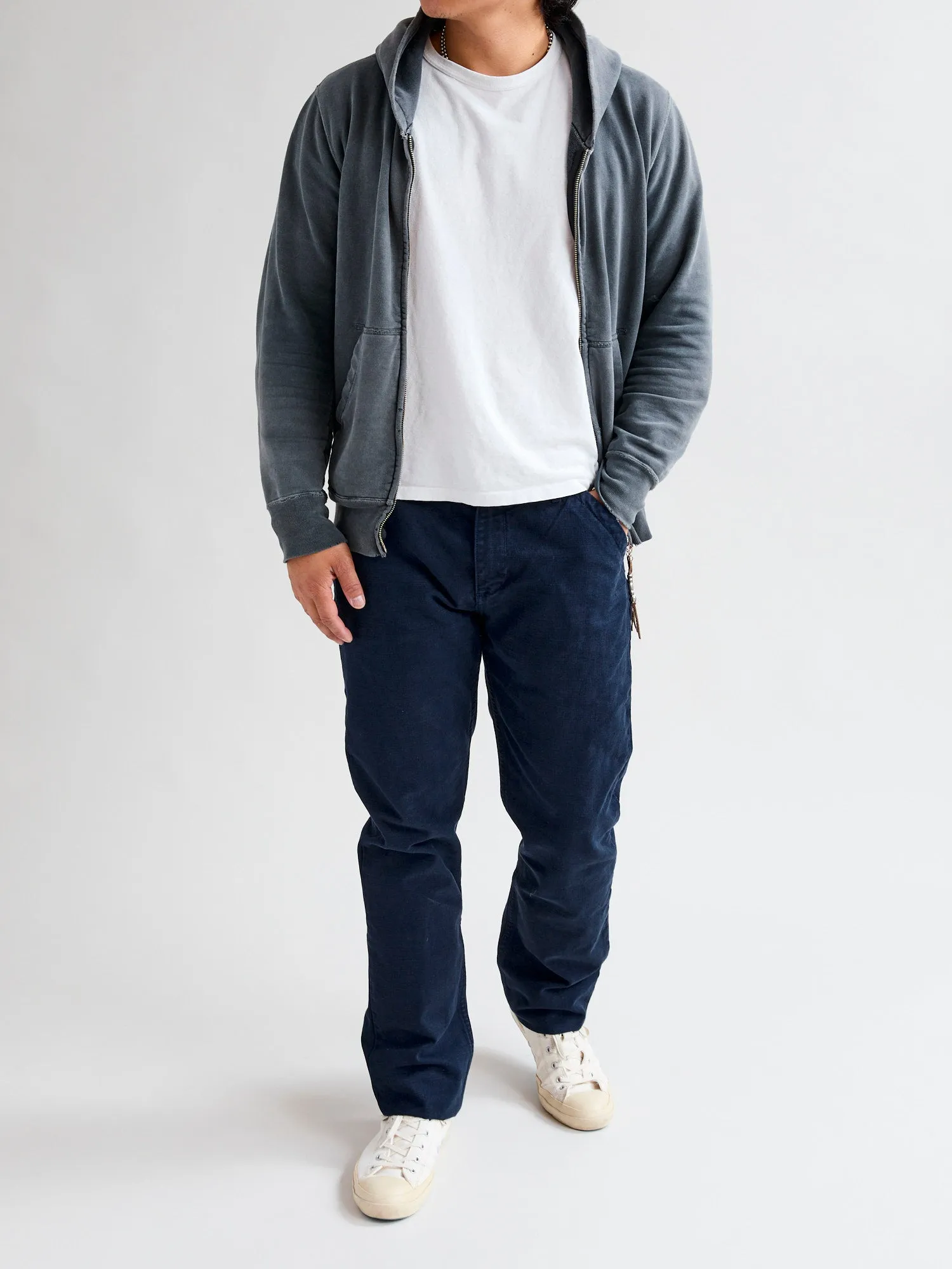 14oz Slub Workers Chino in Navy