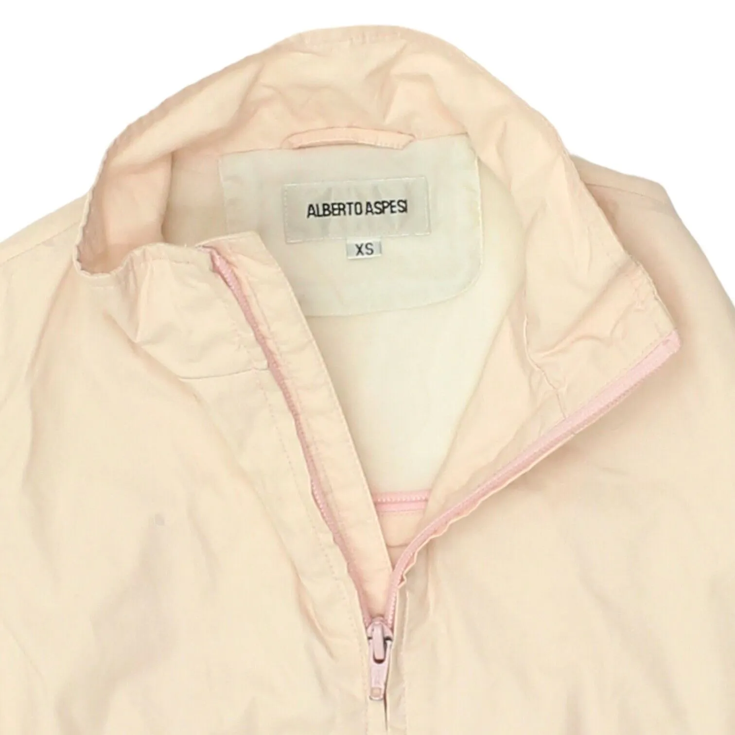 Alberto Aspesi Girls Light Pink Sleeveless Gilet Jacket | Vintage Kids Designer