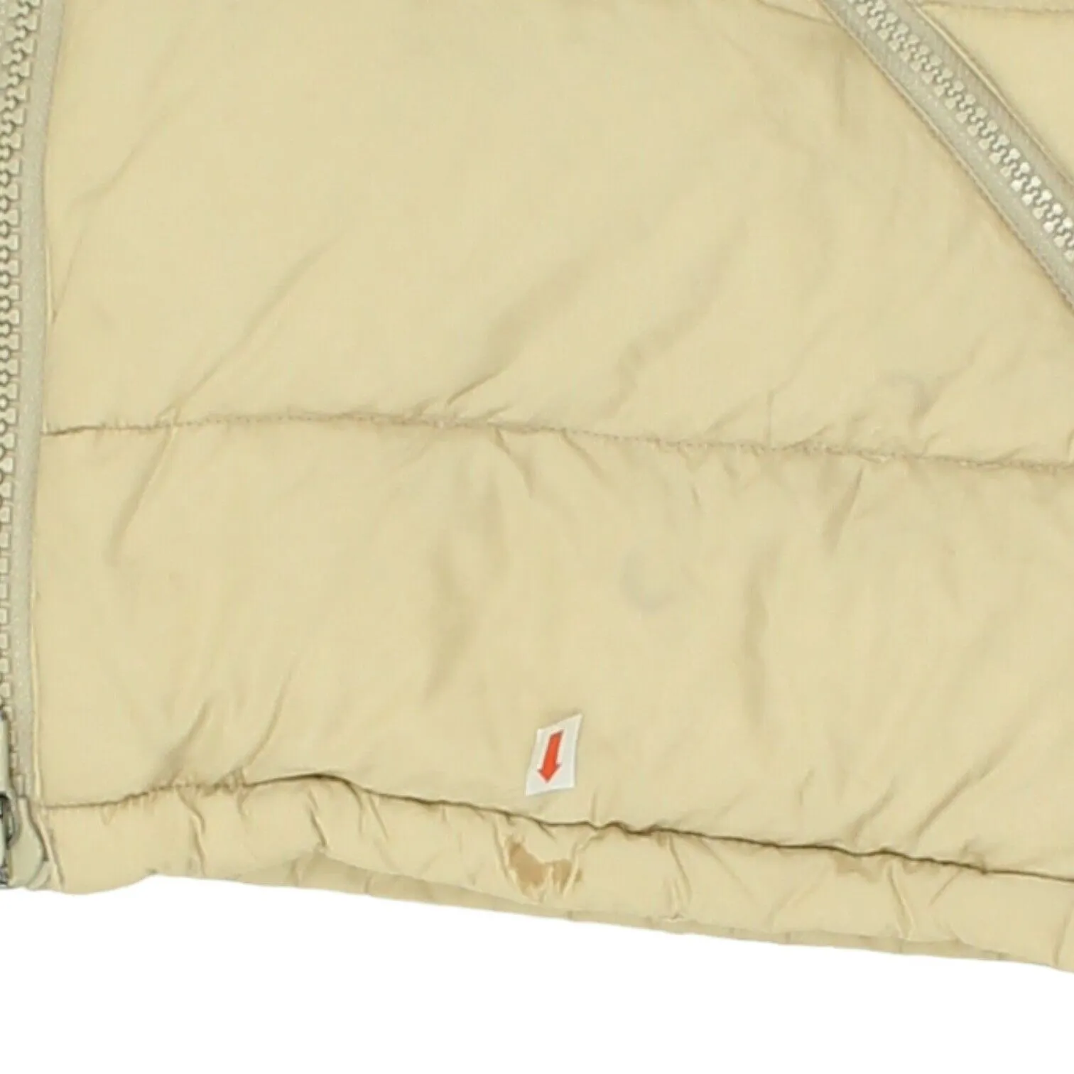 Alberto Aspesi Mens Beige Puffer Gilet | Vintage Designer Sleeveless Jacket VTG
