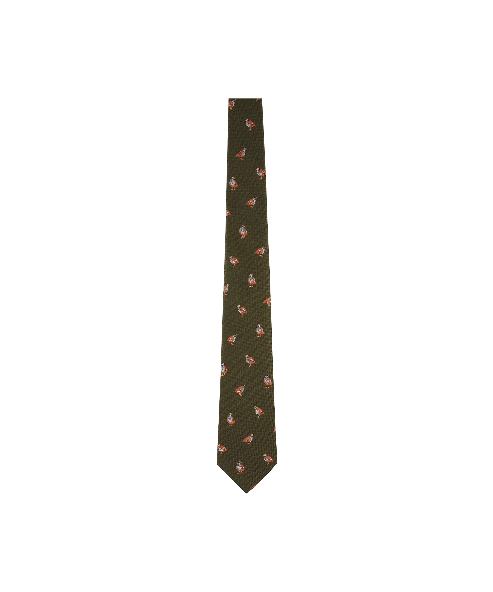 Ashford Silk Tie - Forest French Partridge