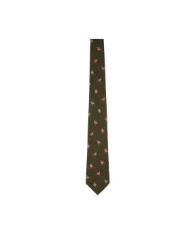 Ashford Silk Tie - Forest French Partridge