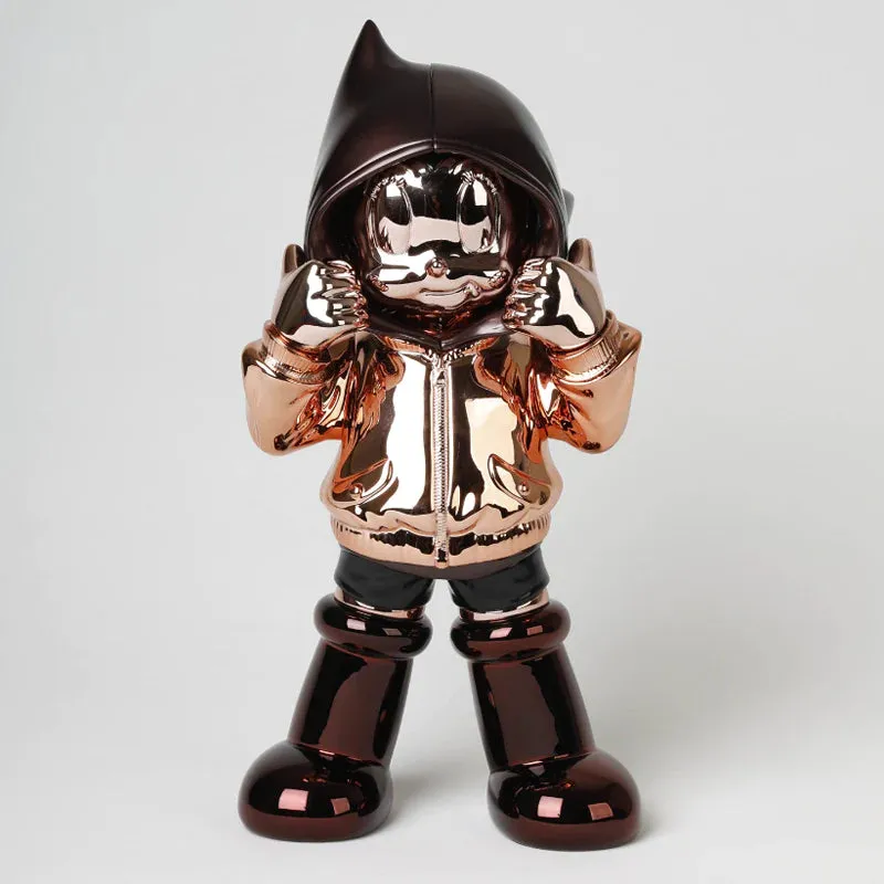 Astroboy Rose Gold Chrome Hoodie by ToyQube