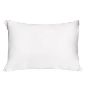 Audrey Boxed Silk Pillow Slip | White