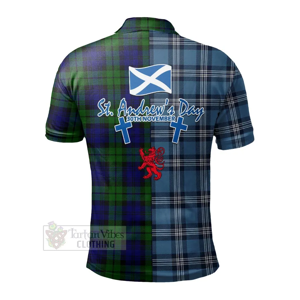 Bannatyne Tartan Polo Shirt Happy St. Andrew's Day Half Tartan Style