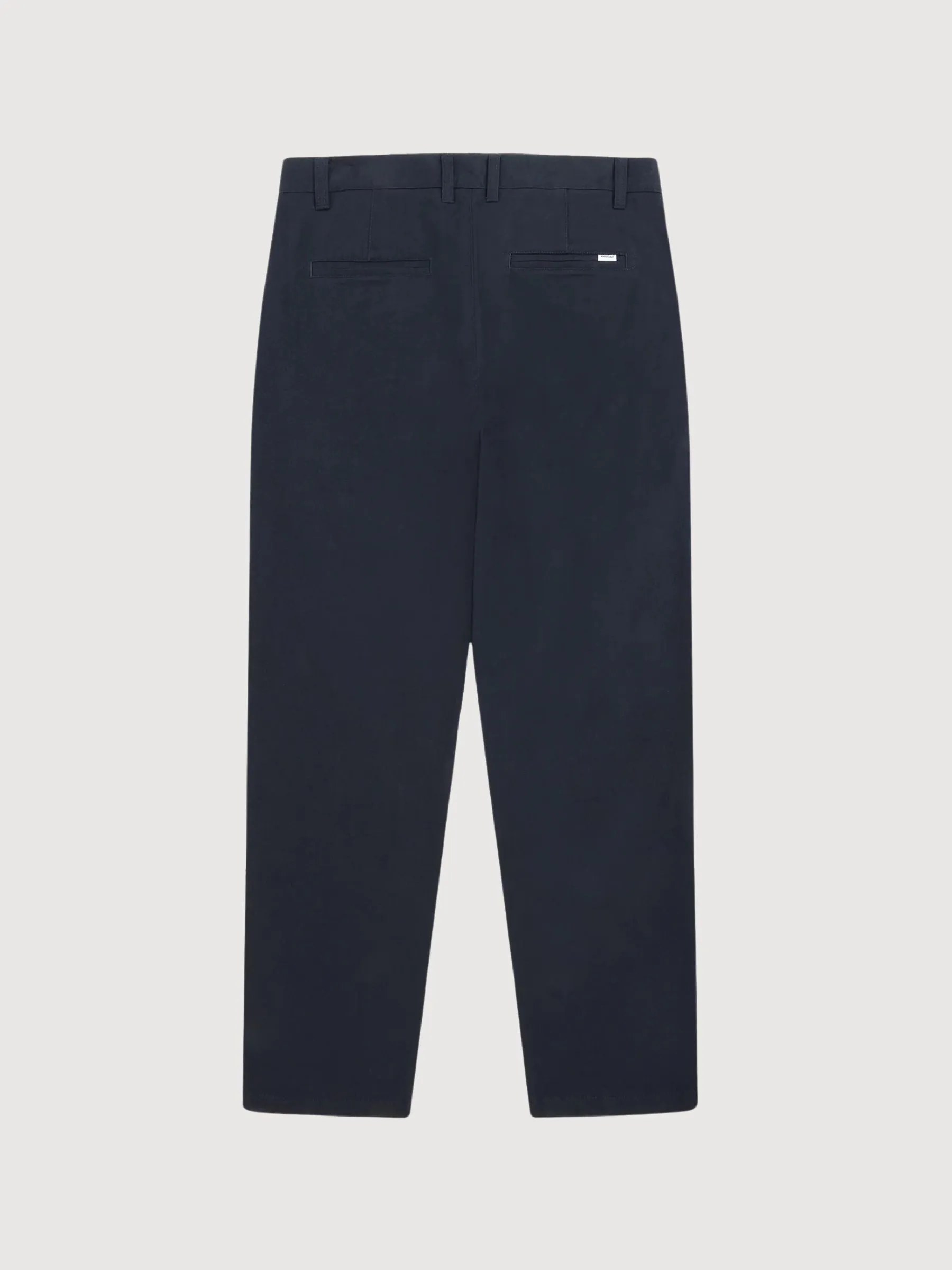 Chuck Flannel Chino Blue Man Trousers | Knowledge Cotton Apparel