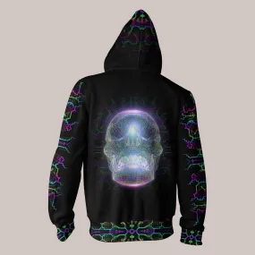 Crystal Skull Hoodie – Psychedelic Skull Art