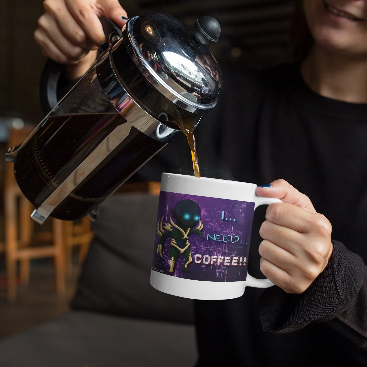 Dark Office Humor Mugs (Shi`aki Warrior)