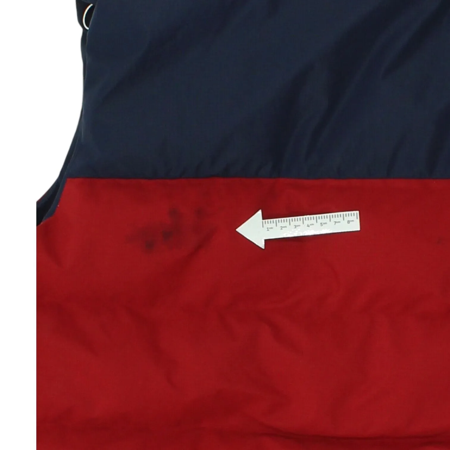 Diesel Mens Navy Red Padded Gilet | Designer Sleeveless Puffer Jacket Bodywarmer