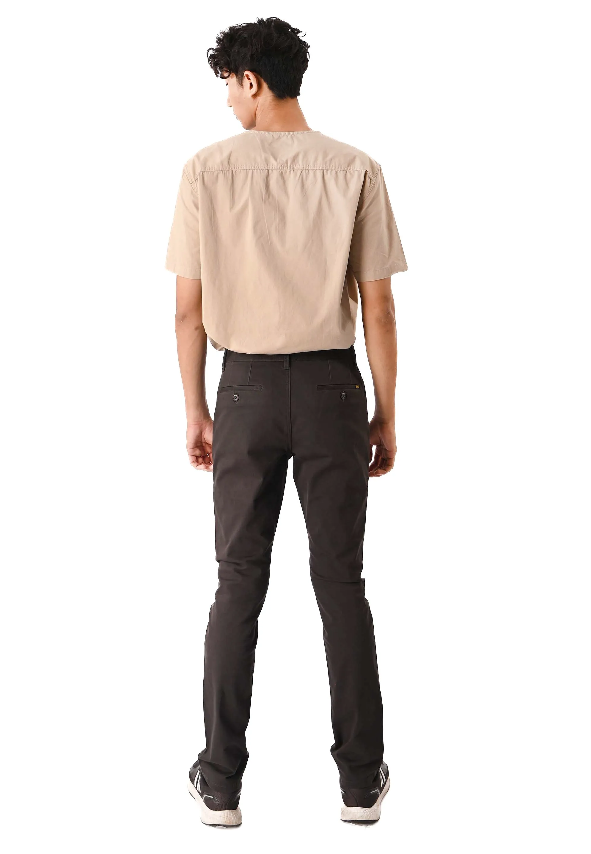 EXHAUST Stretchable Cotton Long Pants [Straight Cut] 1068