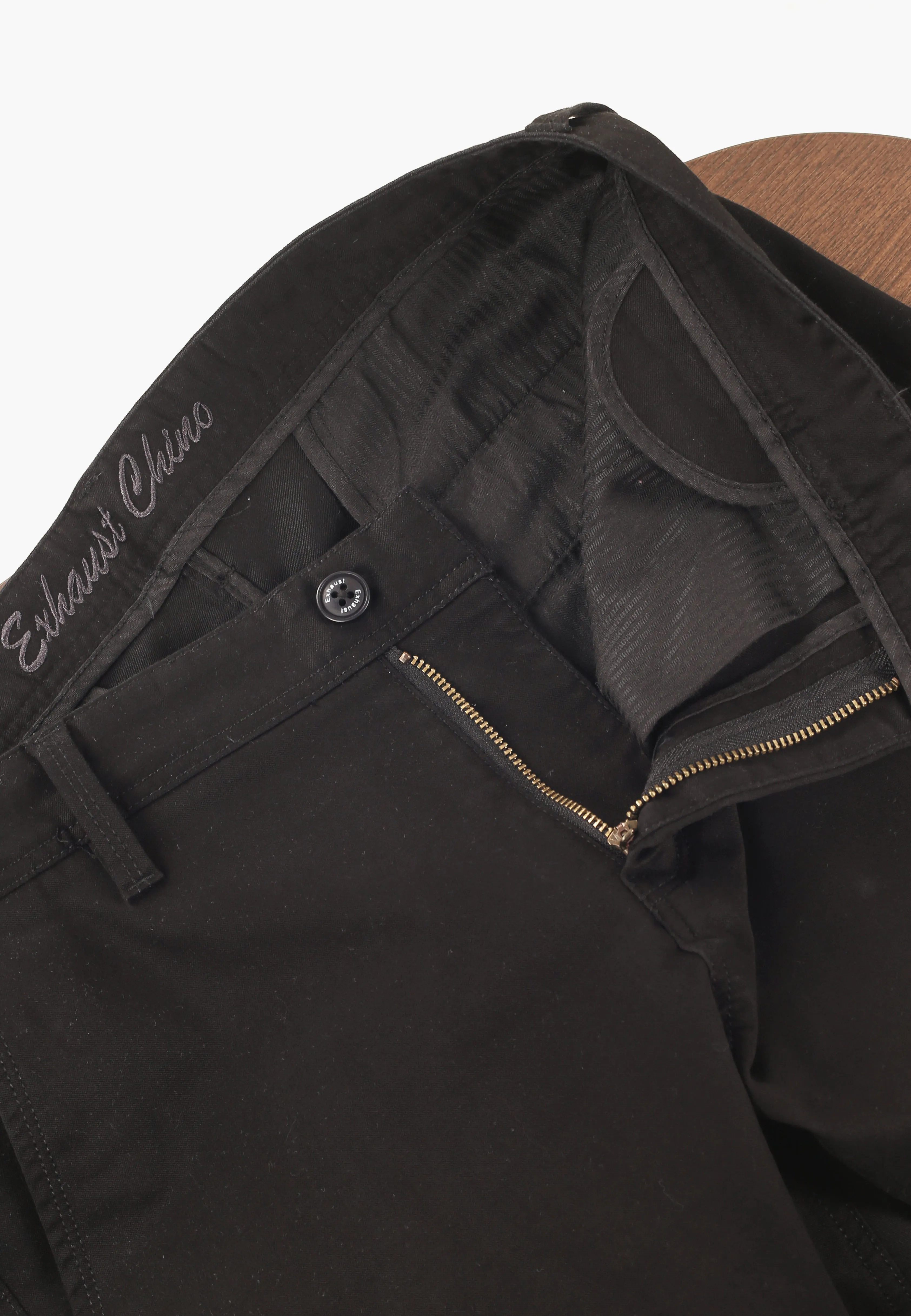 EXHAUST Stretchable Cotton Long Pants [Straight Cut] 1068