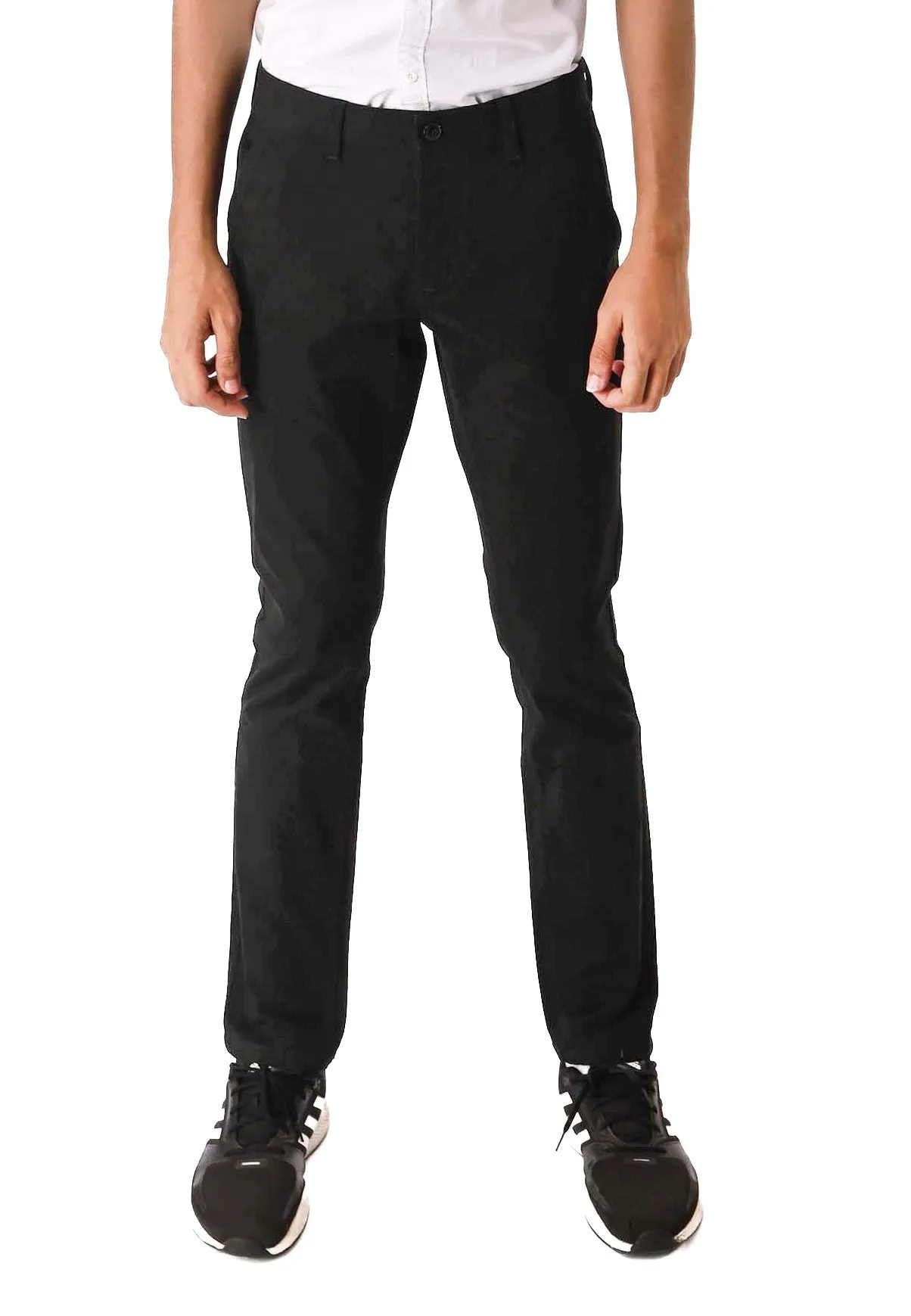 EXHAUST Stretchable Cotton Long Pants [Straight Cut] 1068