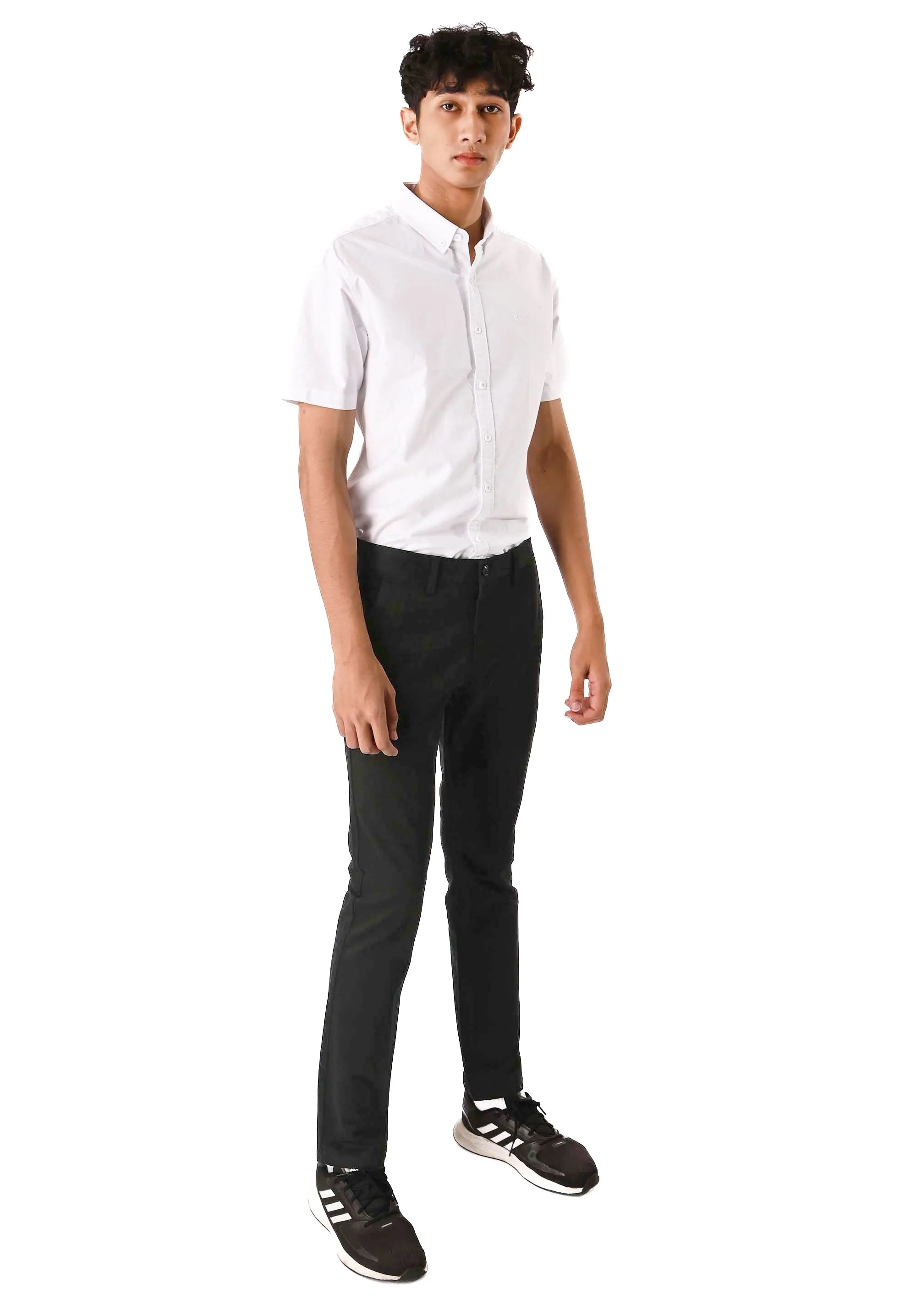 EXHAUST Stretchable Cotton Long Pants [Straight Cut] 1068