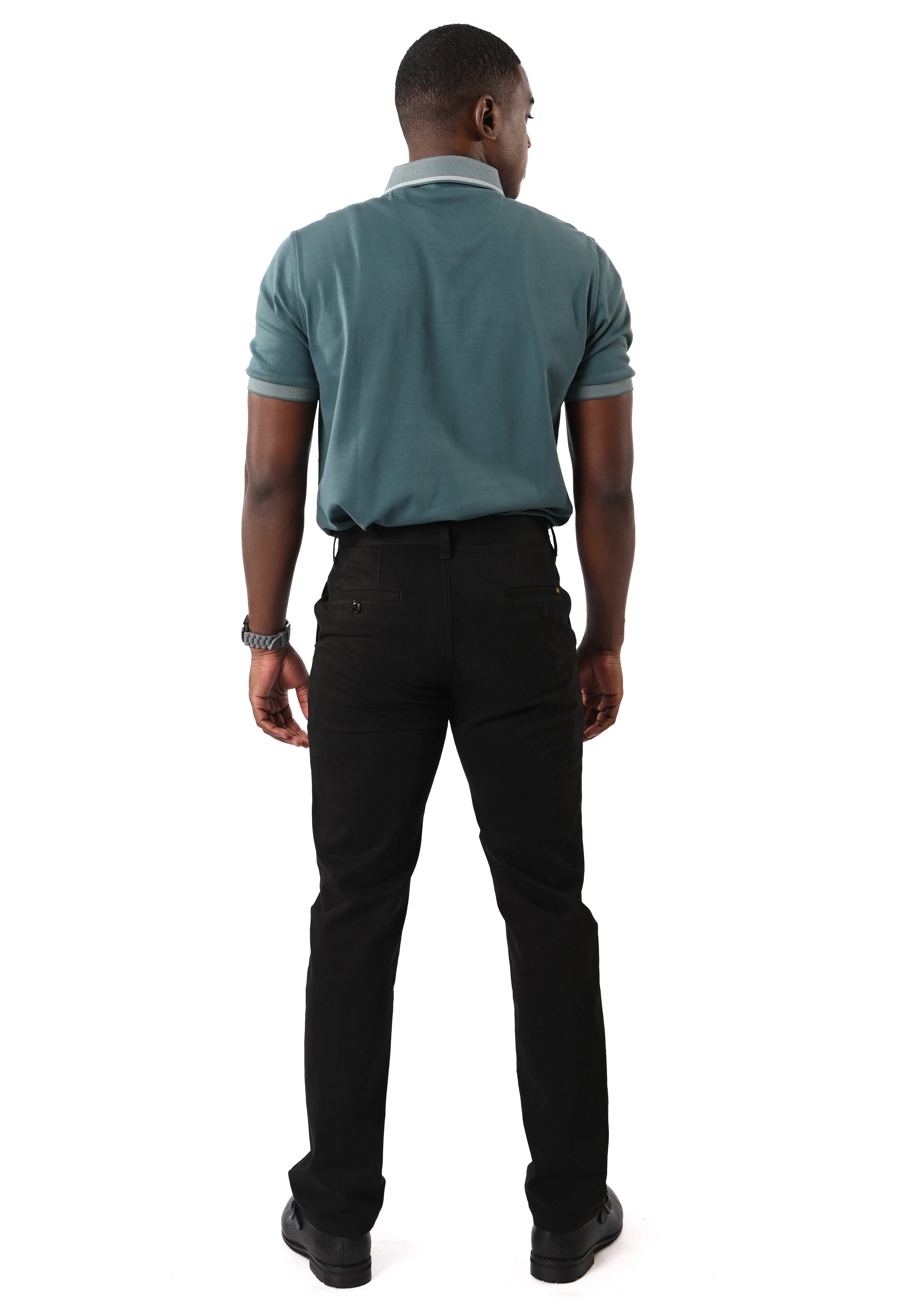 EXHAUST Stretchable Cotton Long Pants [Straight Cut] 1068