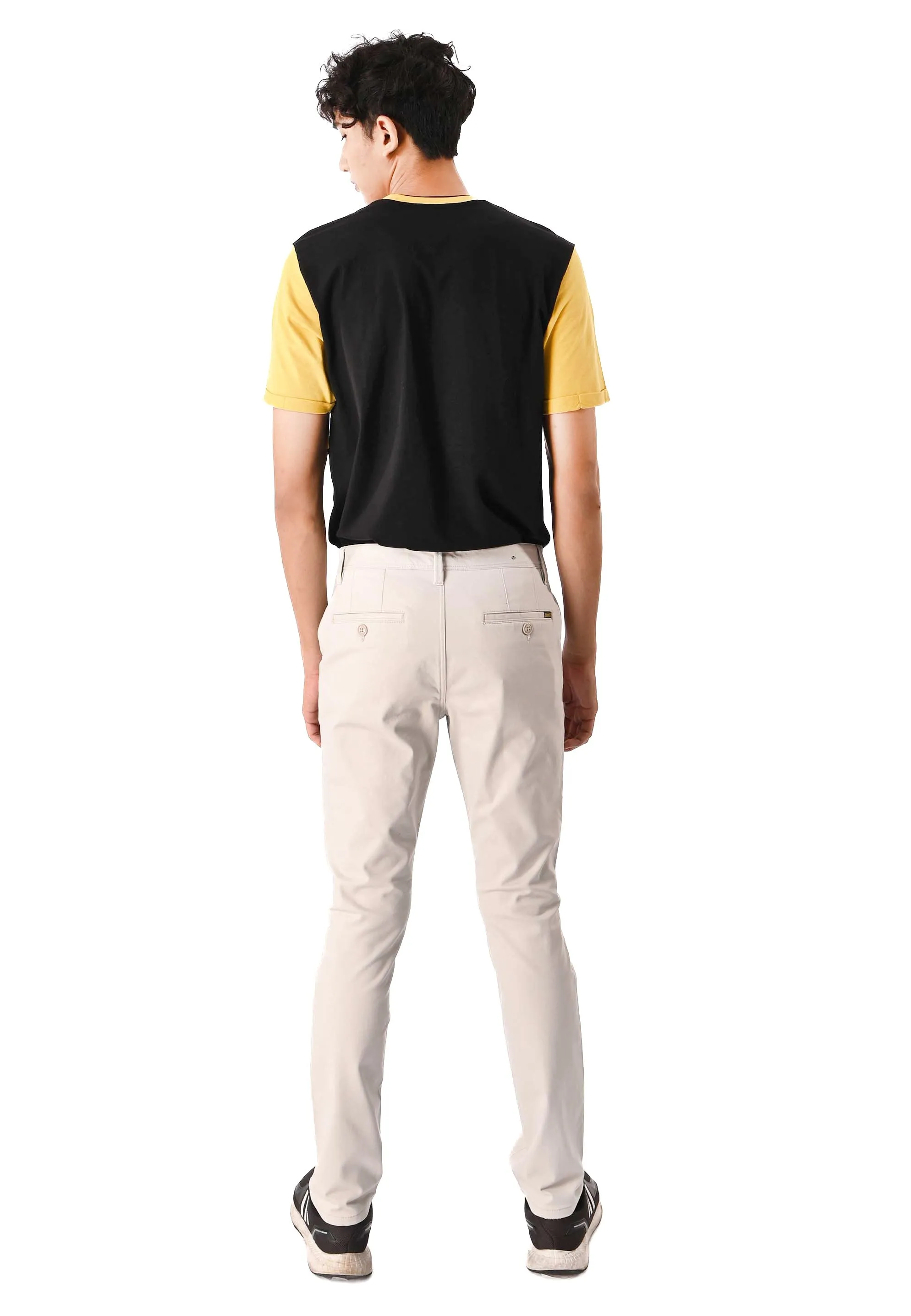 EXHAUST Stretchable Cotton Long Pants [Straight Cut] 1068