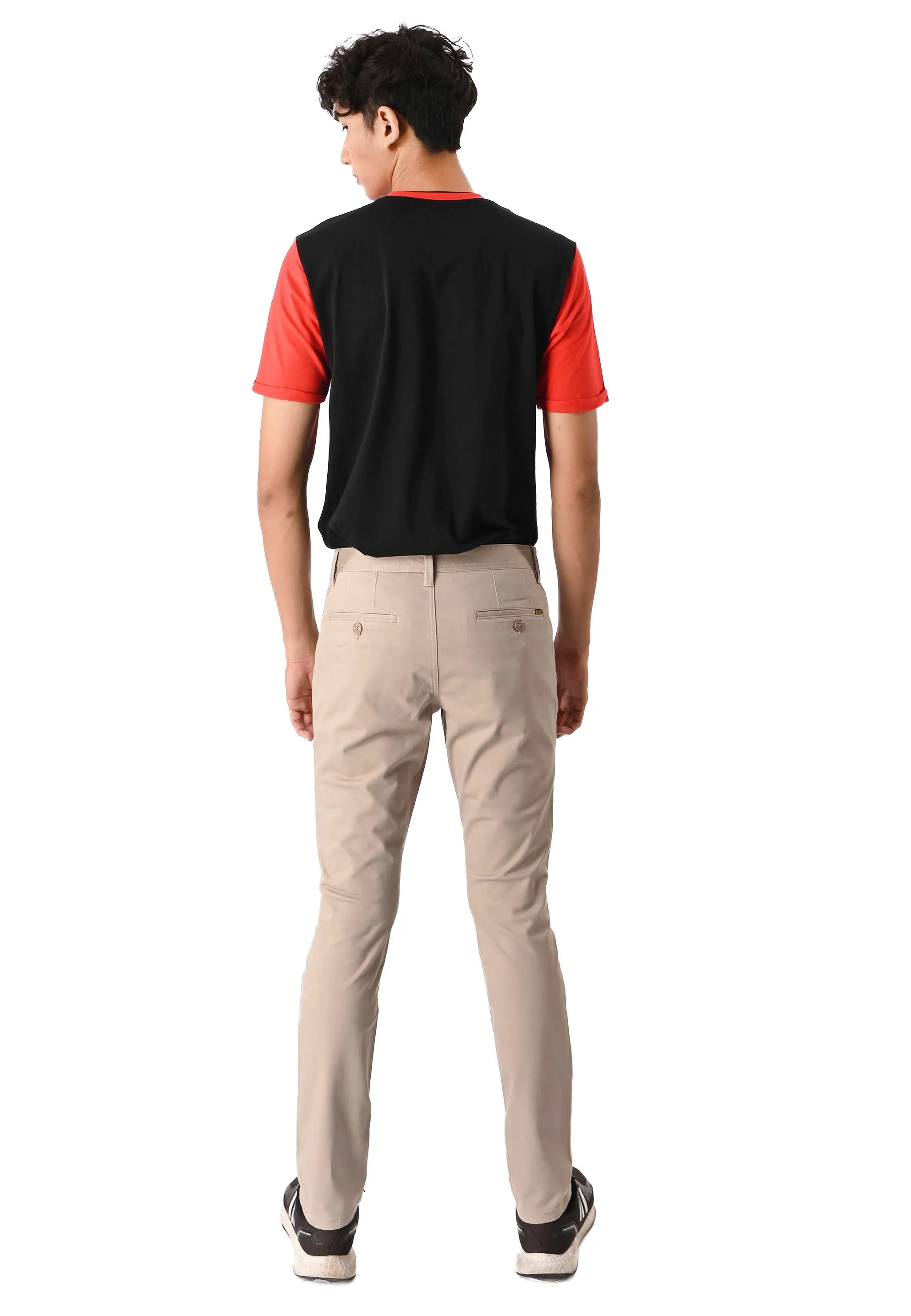 EXHAUST Stretchable Cotton Long Pants [Straight Cut] 1068