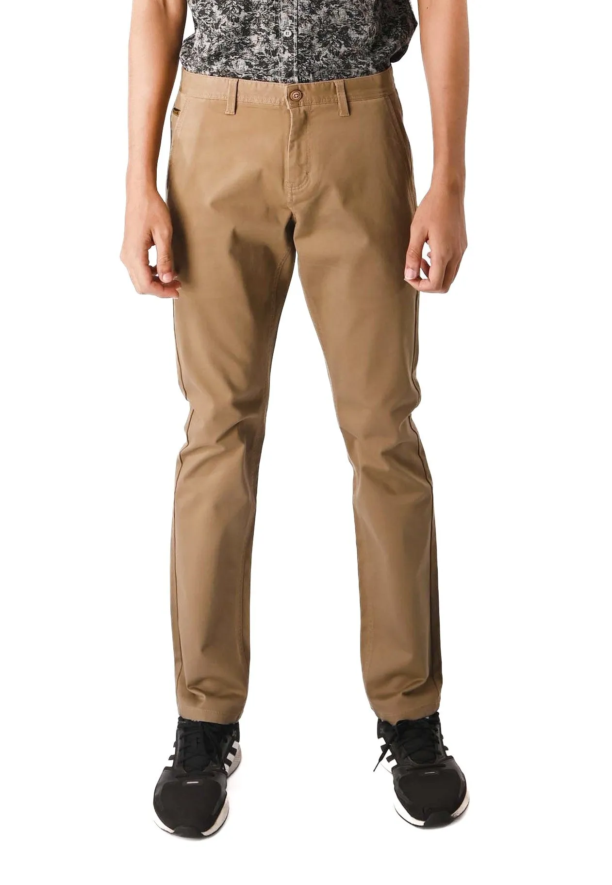 EXHAUST Stretchable Cotton Long Pants [Straight Cut] 1068