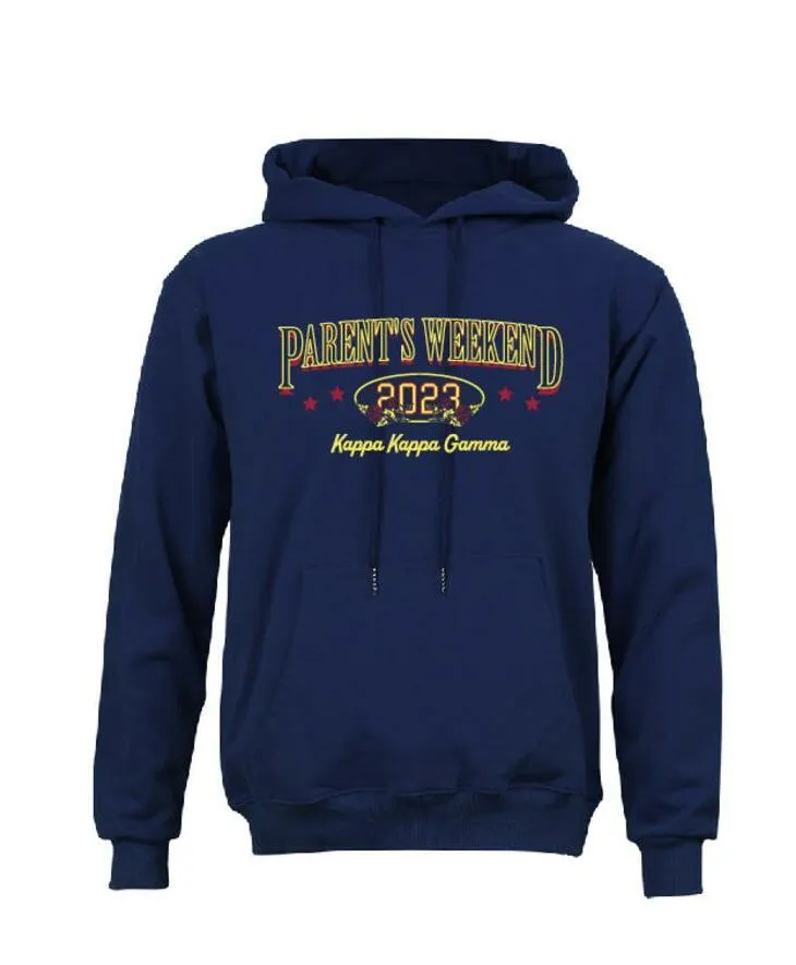 Glowing Floral Typography Parent's Weekend Hoodie