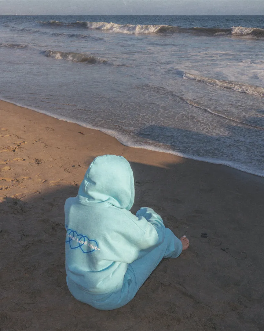 GLOWING HEART ZIP HOODIE