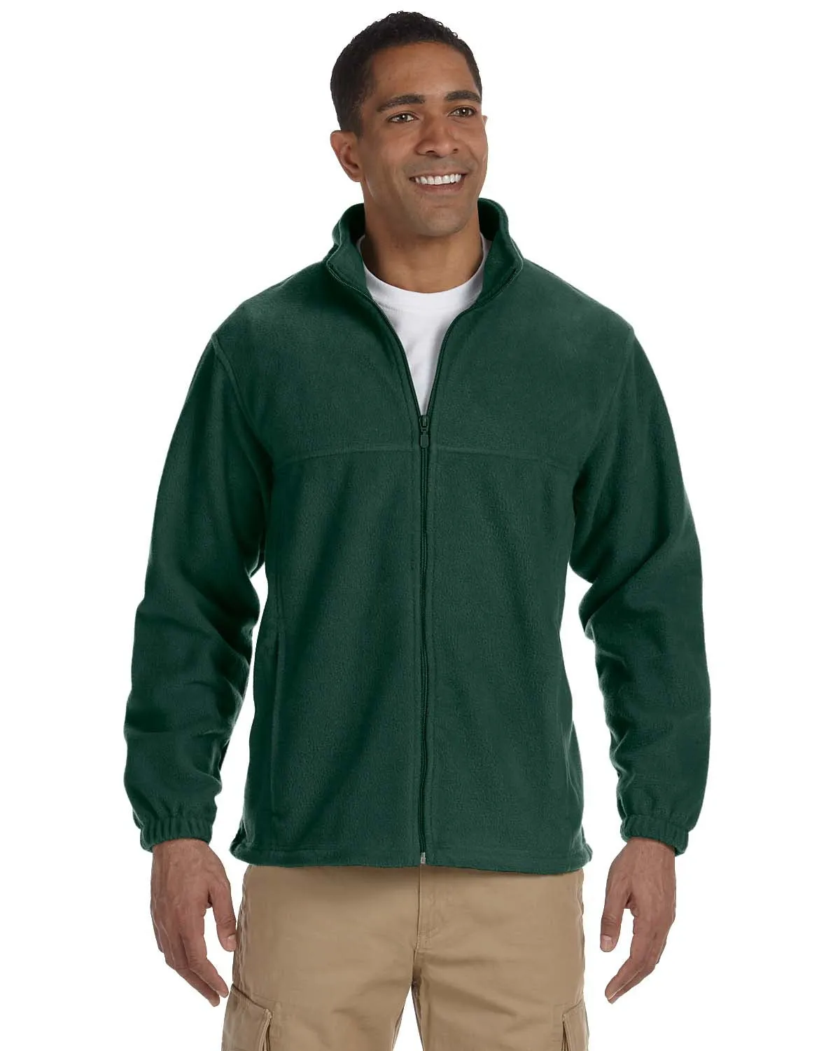 M990 Harriton Men's 8 oz. Full-Zip Fleece