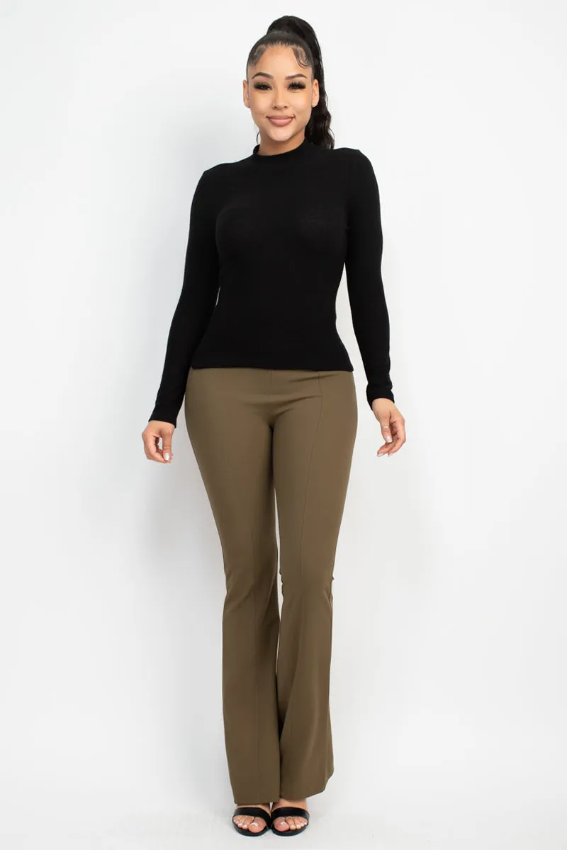 Mock Neck Long Sleeve Top
