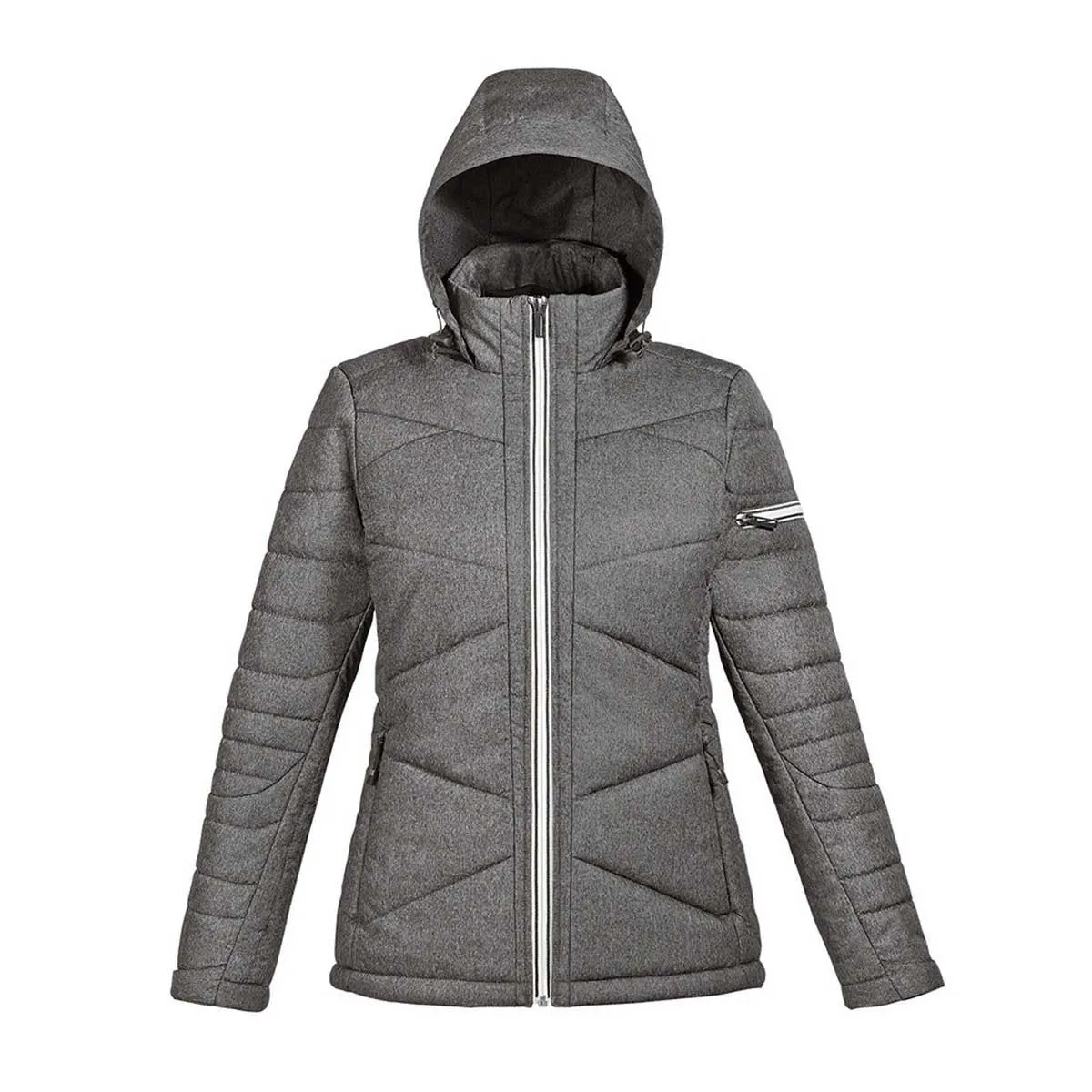 North End Women's Carbon Heather Insulated Jacket with Heat Reflect Technology
