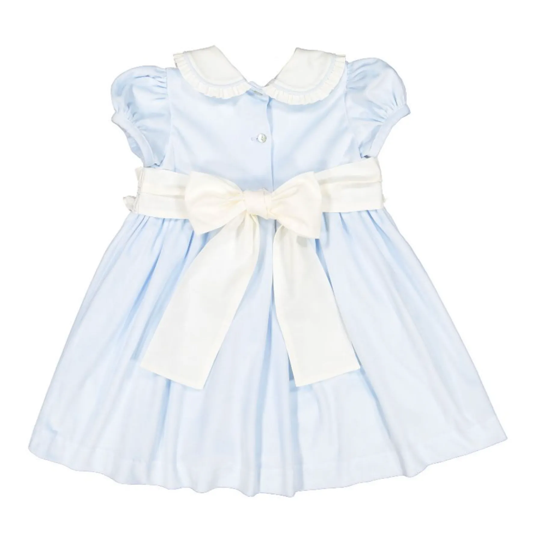 Pastel Blue Velvet Dress
