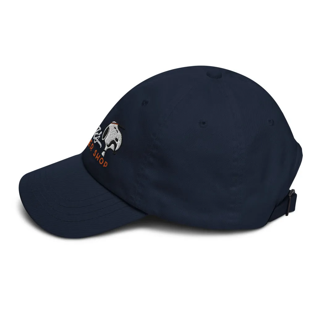 Peanuts Chuck's Barber Shop Embroidered Dad Hat