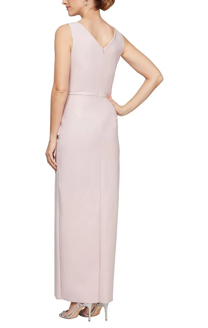 Petite Sleeveless  Compression  Floor Length Length Dress 234200
