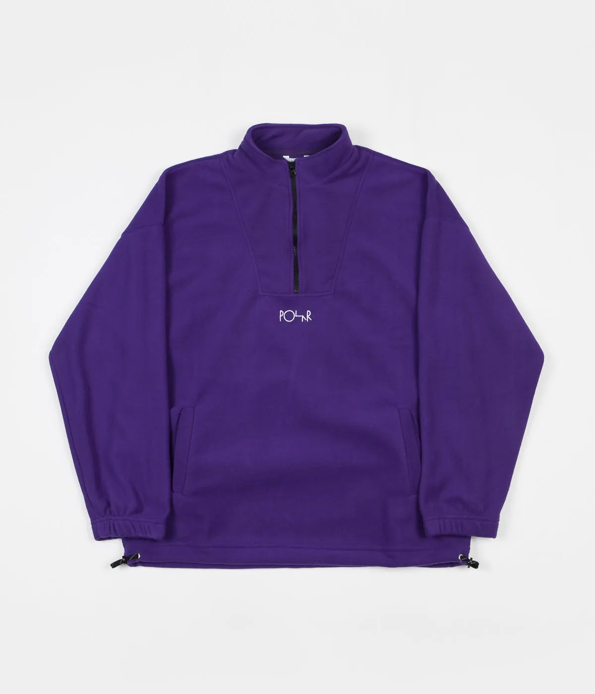 Polar Lightweight Fleece Pullover Jacket - Deep Purple