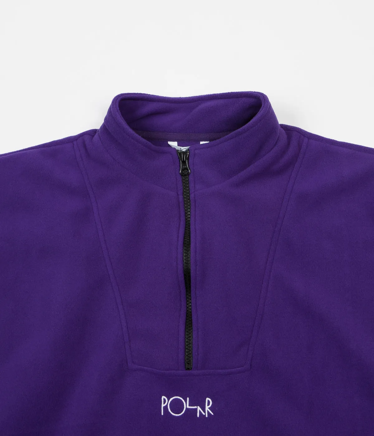 Polar Lightweight Fleece Pullover Jacket - Deep Purple