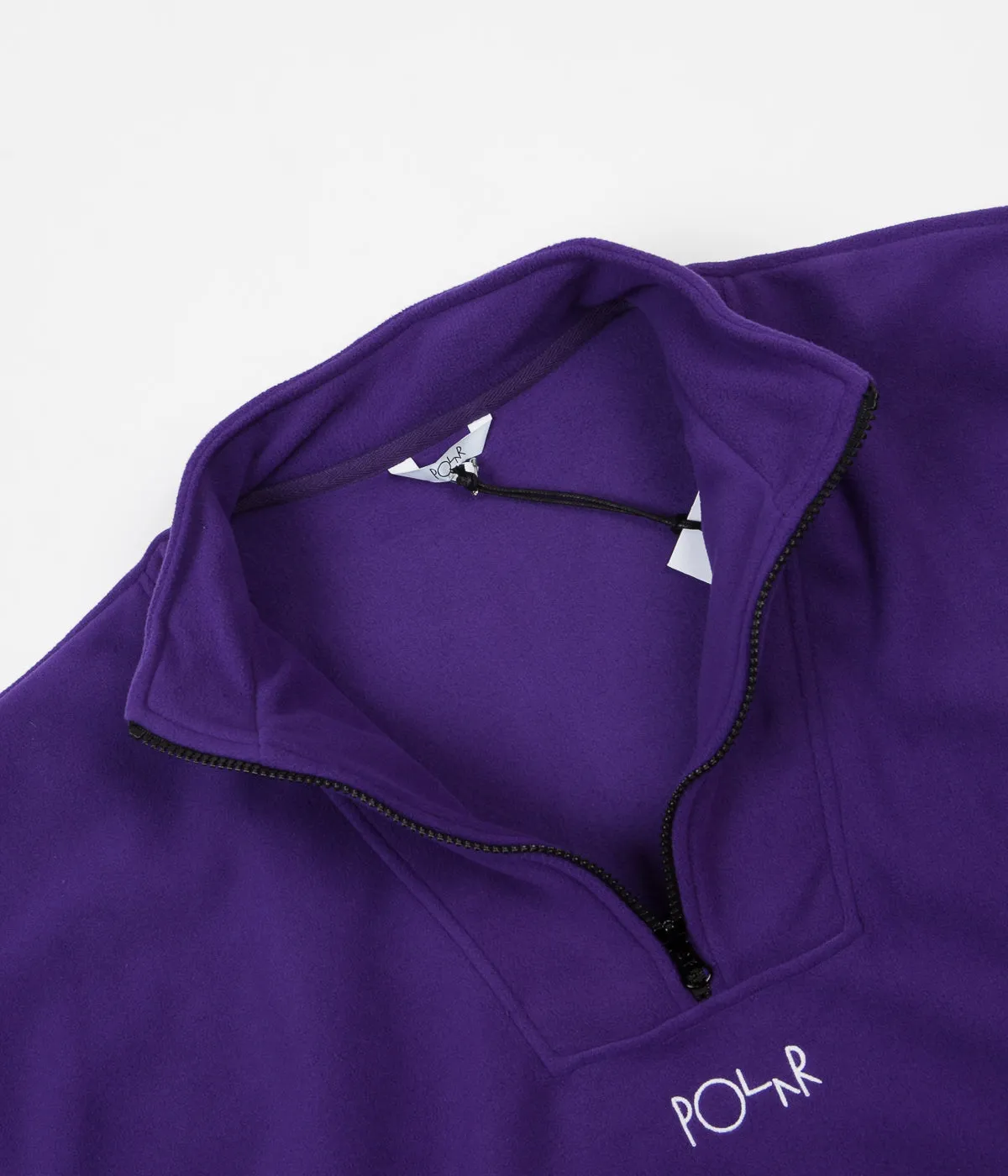 Polar Lightweight Fleece Pullover Jacket - Deep Purple