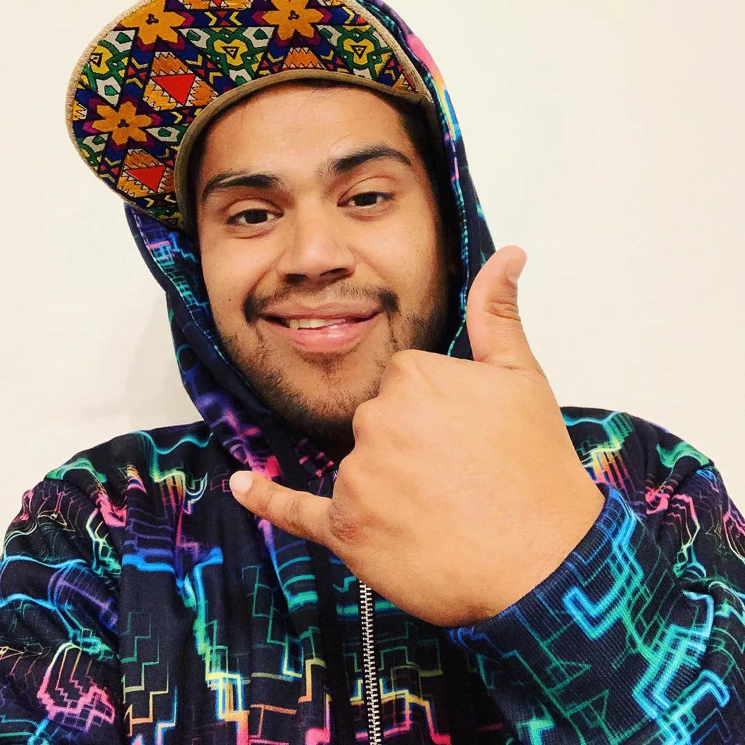 Techno Shamanic RGB Hoodie – Electric Tribal Psychedelic Art