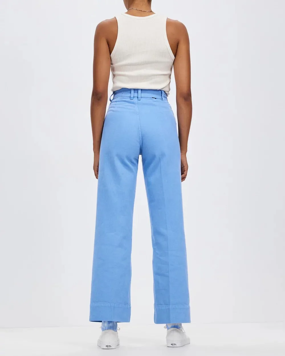 Thrills Belle Full Length Chino Powder Blue