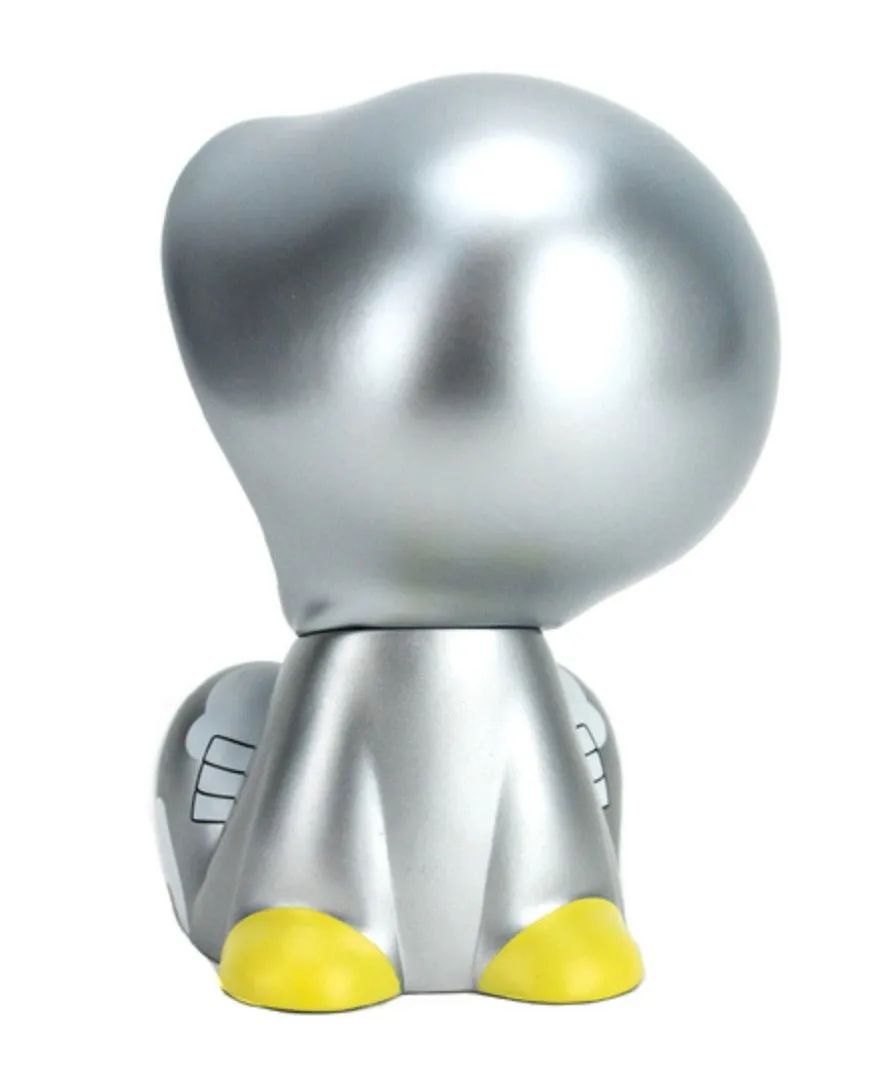 VandulBot- Silver Canbot Canz Art Toy Figure by Vandul x Czee13