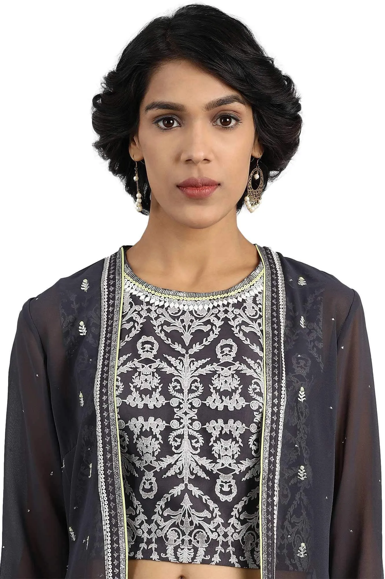 Wishful Women's Regular fit Top (19FESP10246-110916_Grey 10)