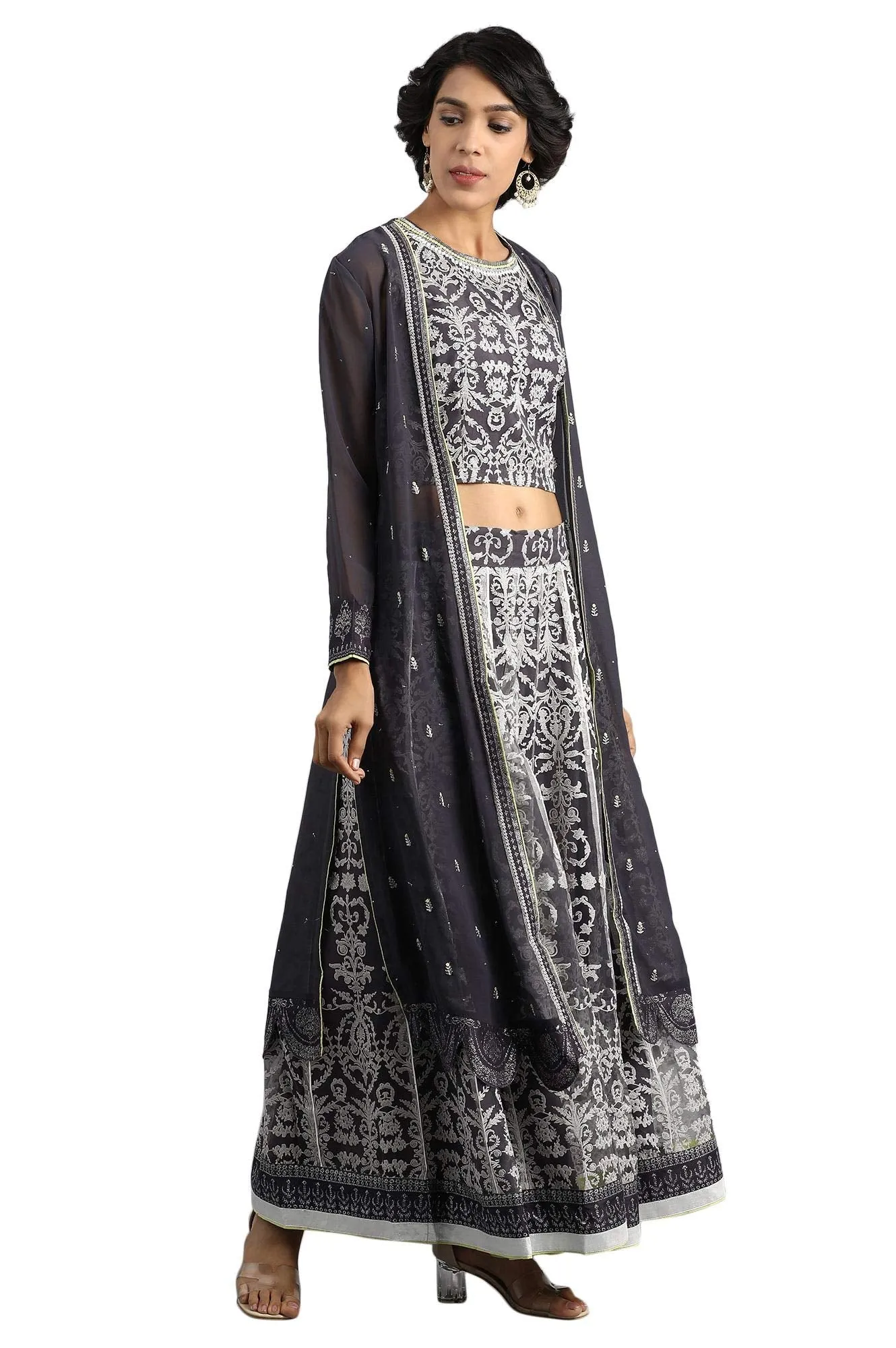 Wishful Women's Regular fit Top (19FESP10246-110916_Grey 10)
