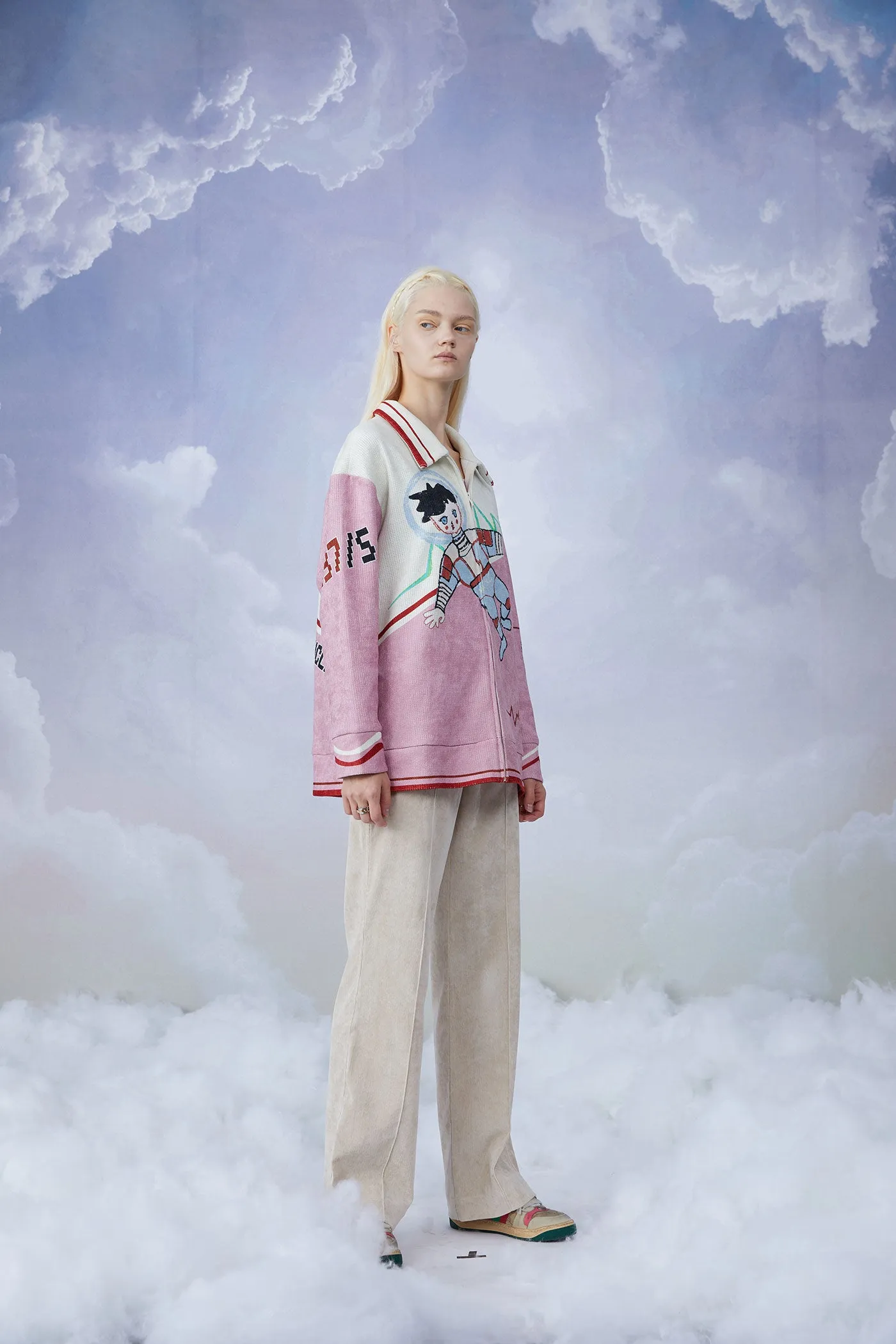 WXC | Spaceman Pink Fleece Jacket